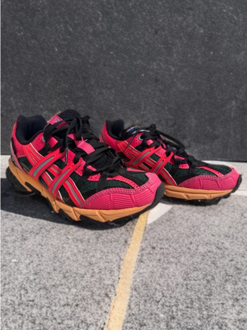 ASICS x Andersson Bell Gel-Sonoma 15-50 Bright Rose/Evergreen Sneakers US 5